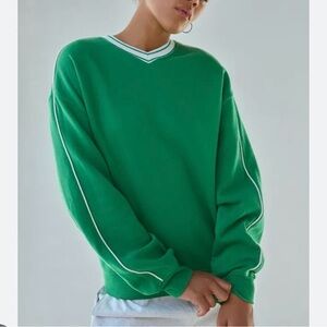 BDG Vinny Oversized V-Neck Pullover